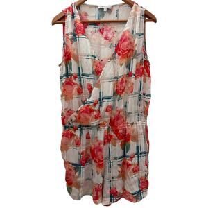 Rebecca Minkoff Mara Silk Floral Romper